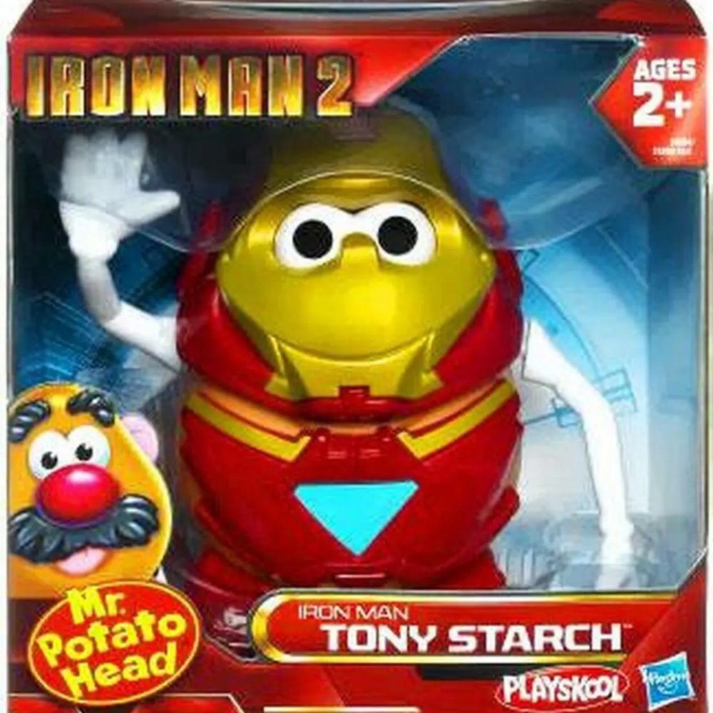 MARVEL HEROES Iron Man 2 TONY STARCH Mr Potato Head NEW IN BOX